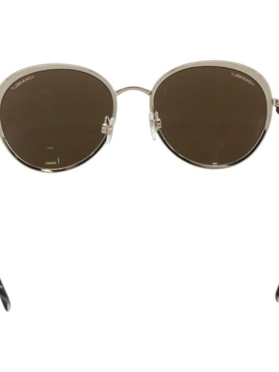 CHANEL Sunglasses metal Gold CC Auth SW1983V main image 7